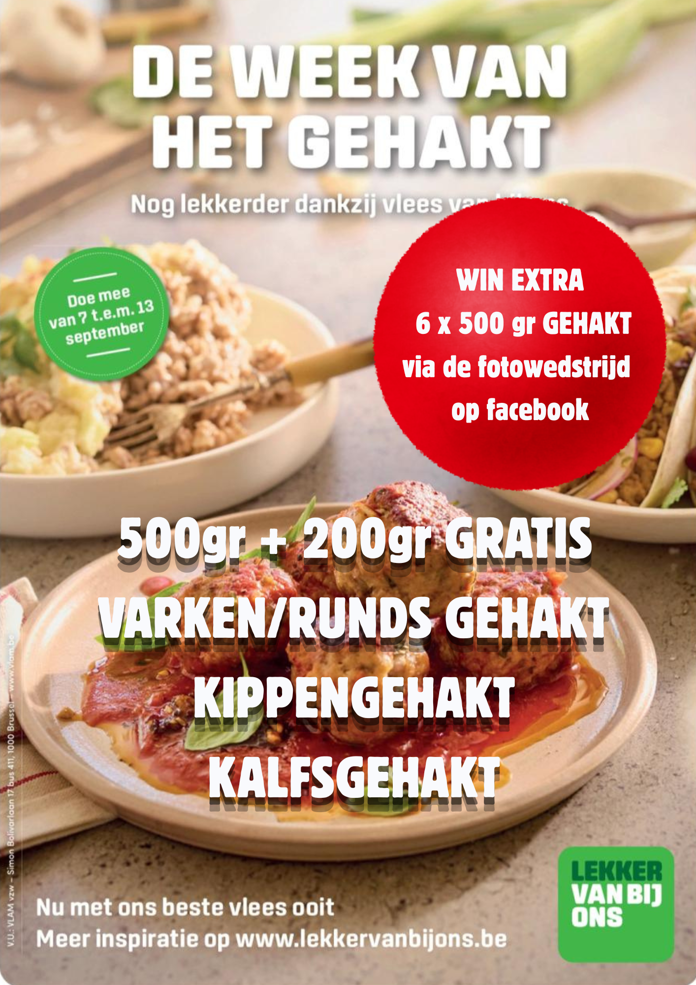 500gr + 200gr GRATIS VARKENRUNDS GEHAKT KIPPENGEHAKT KALFSGEHAKT (1)